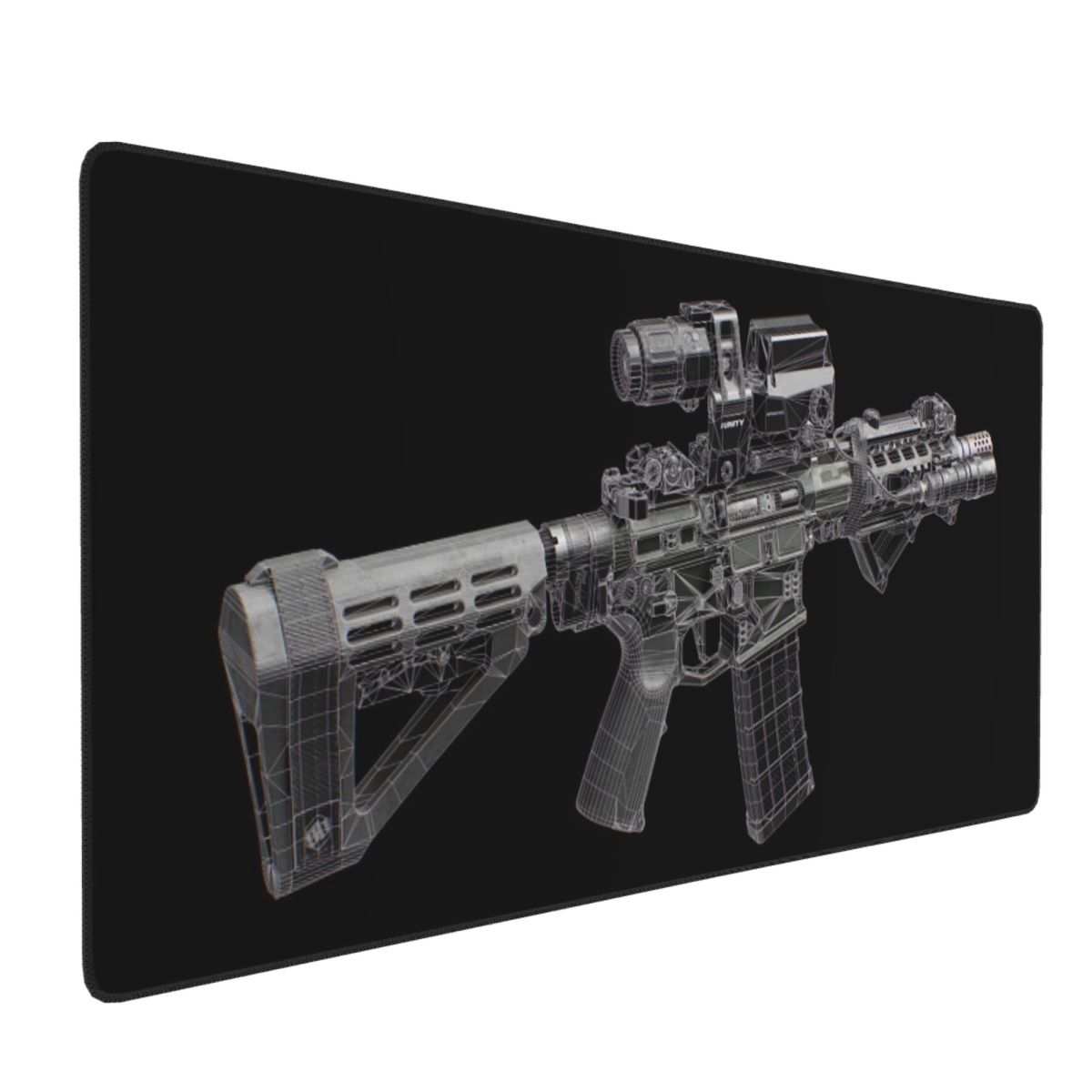 Gaming Accessories Drawing - Large Mouse Pad Gun Mechanical Aesthetics
