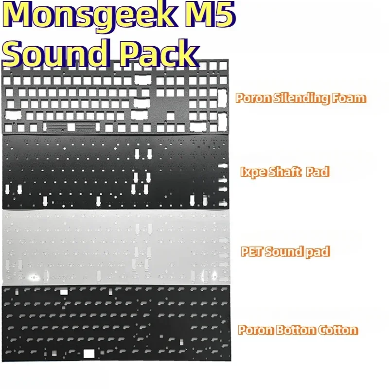 Gaming Accessories Pack - Monsgeek M5 Sound Pack/ Plate for