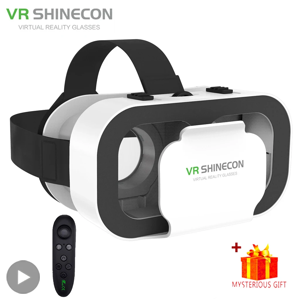 Gaming Accessories For 8 Year Old - Shinecon 3D VR Glasses Virtual Reality