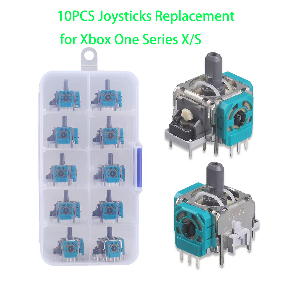 Gaming Accessories Xbox Series X - 10pcs Replacement 3D Analog Joystick ThumbStick