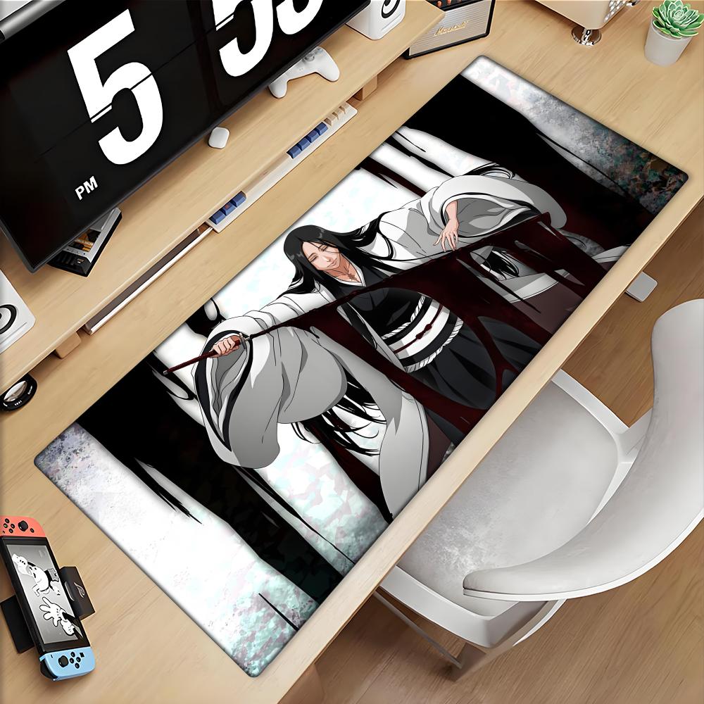 Gaming Accessories White - Large Mouse Pad black white Anime