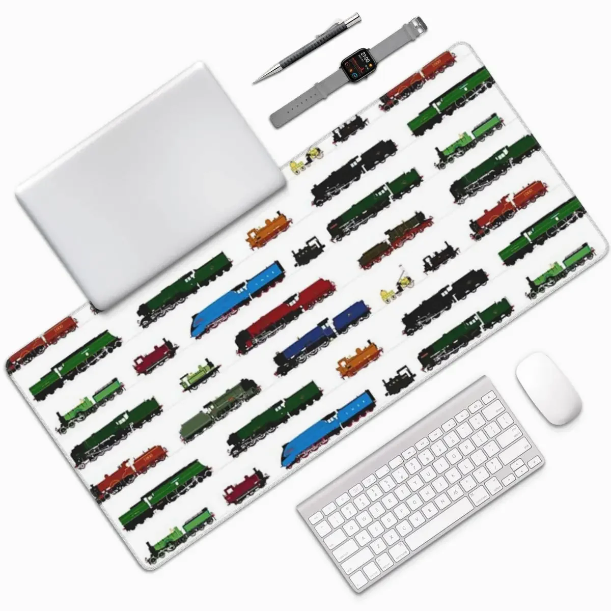 Gaming Accessories Icon - Iconic British Steam Trains Large Mouse
