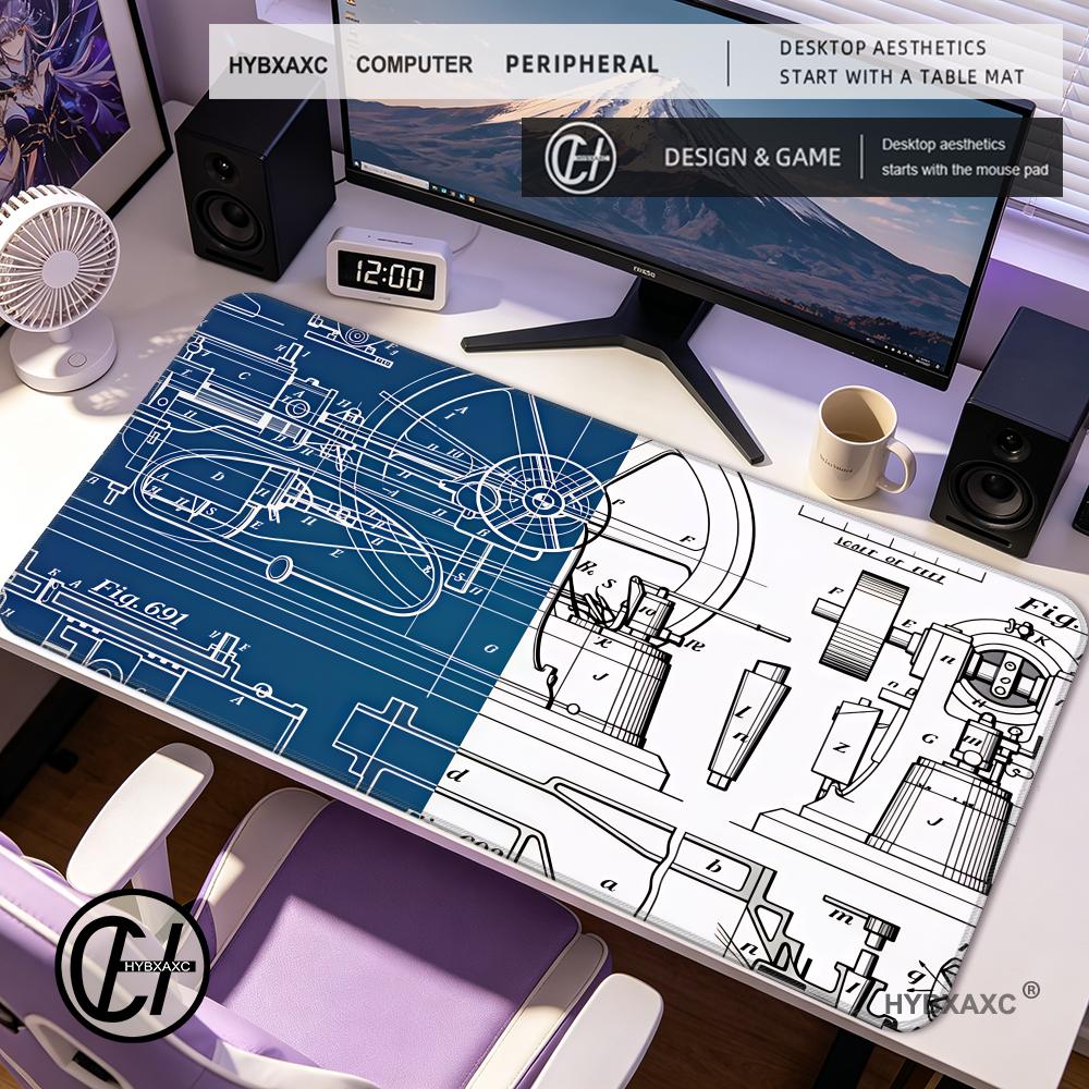 Gaming Accessories Drawing - HYBXAXC Mouse Pad Gaming Accessory Mechanical