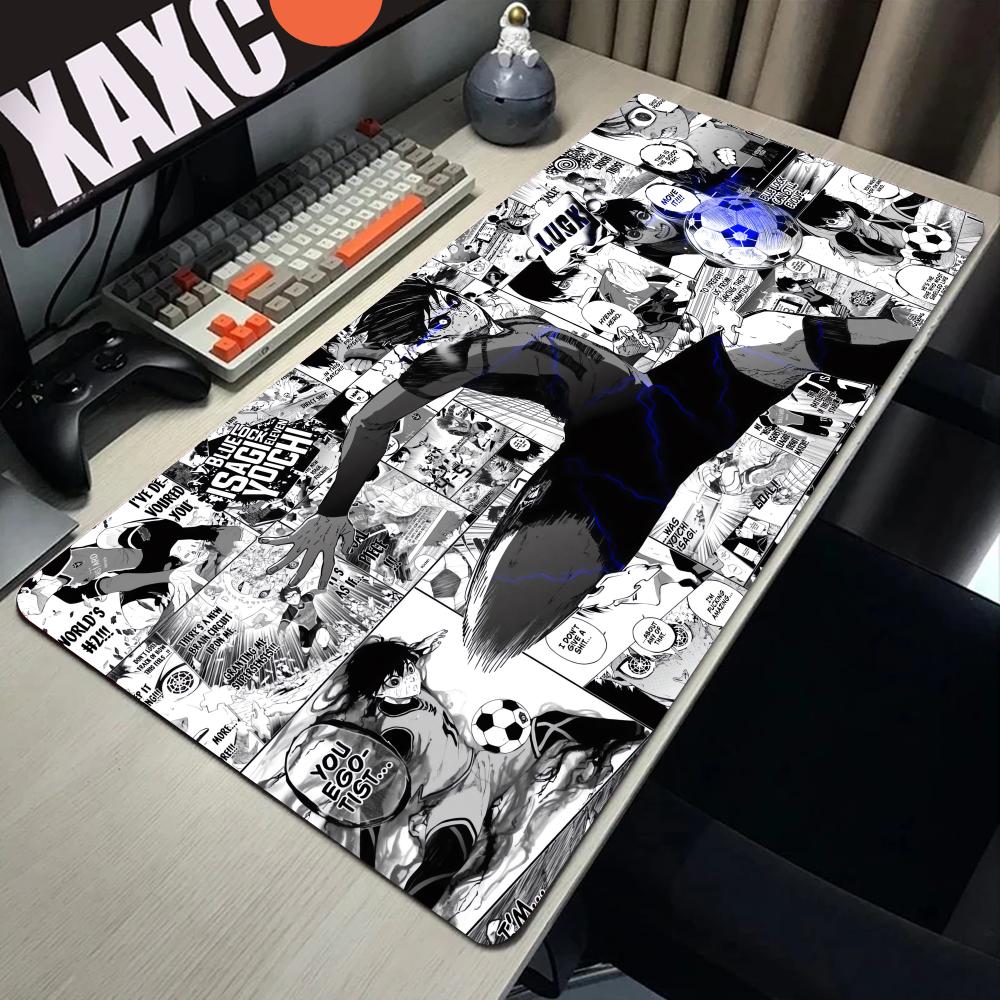 Gaming Accessories White - Black And White Anime Mouse Pad