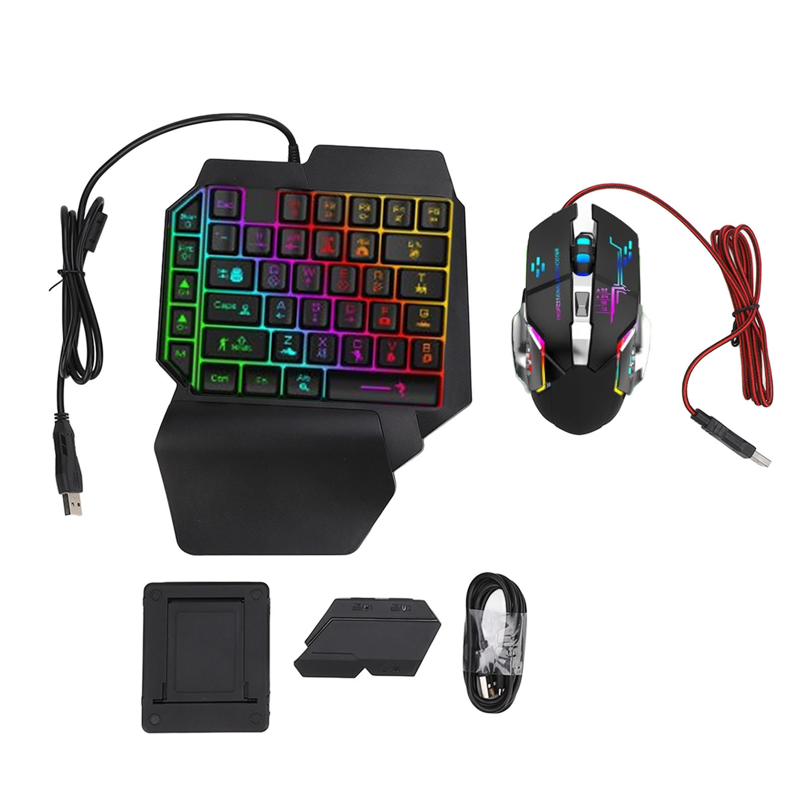 Gaming Accessories For Phone - Keyboard Mouse Converter Set Responsive Single
