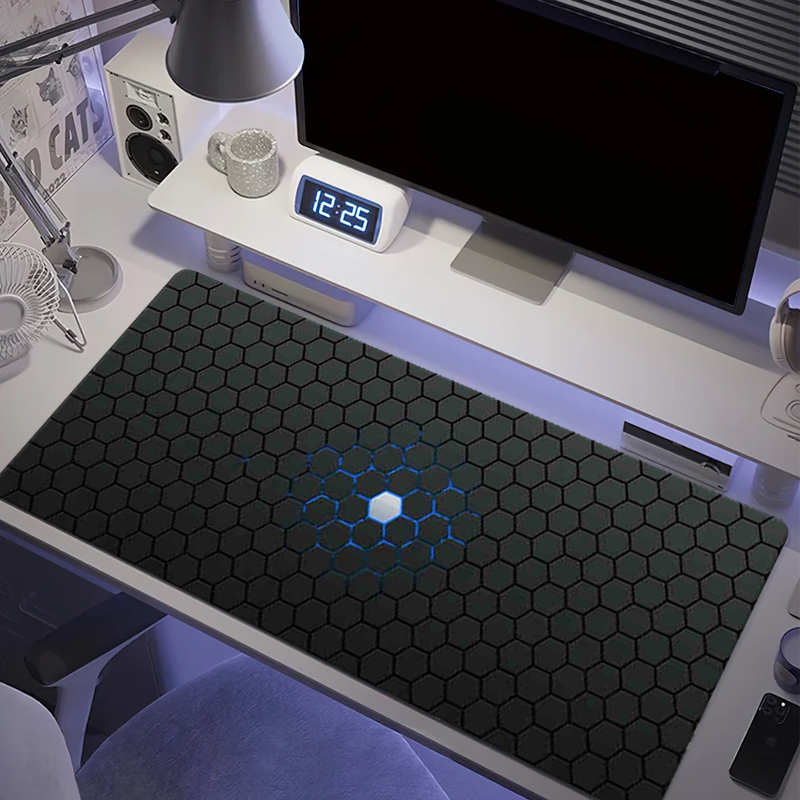 Gaming Accessories Keyboards - Hexagon Large Gaming Mouse Pad Rectangular