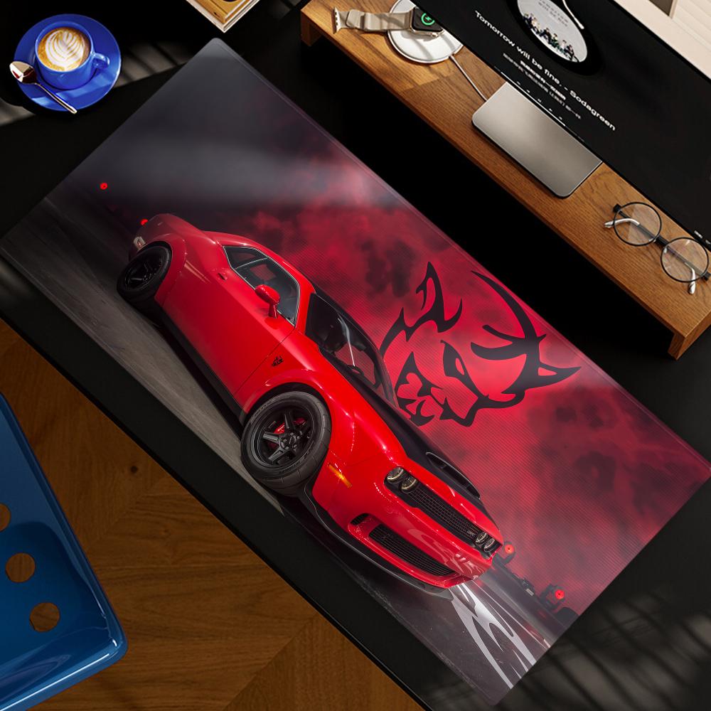 Gaming Accessories For Your Desk - D-DodgeS Car Cool Mouse Pad XXL