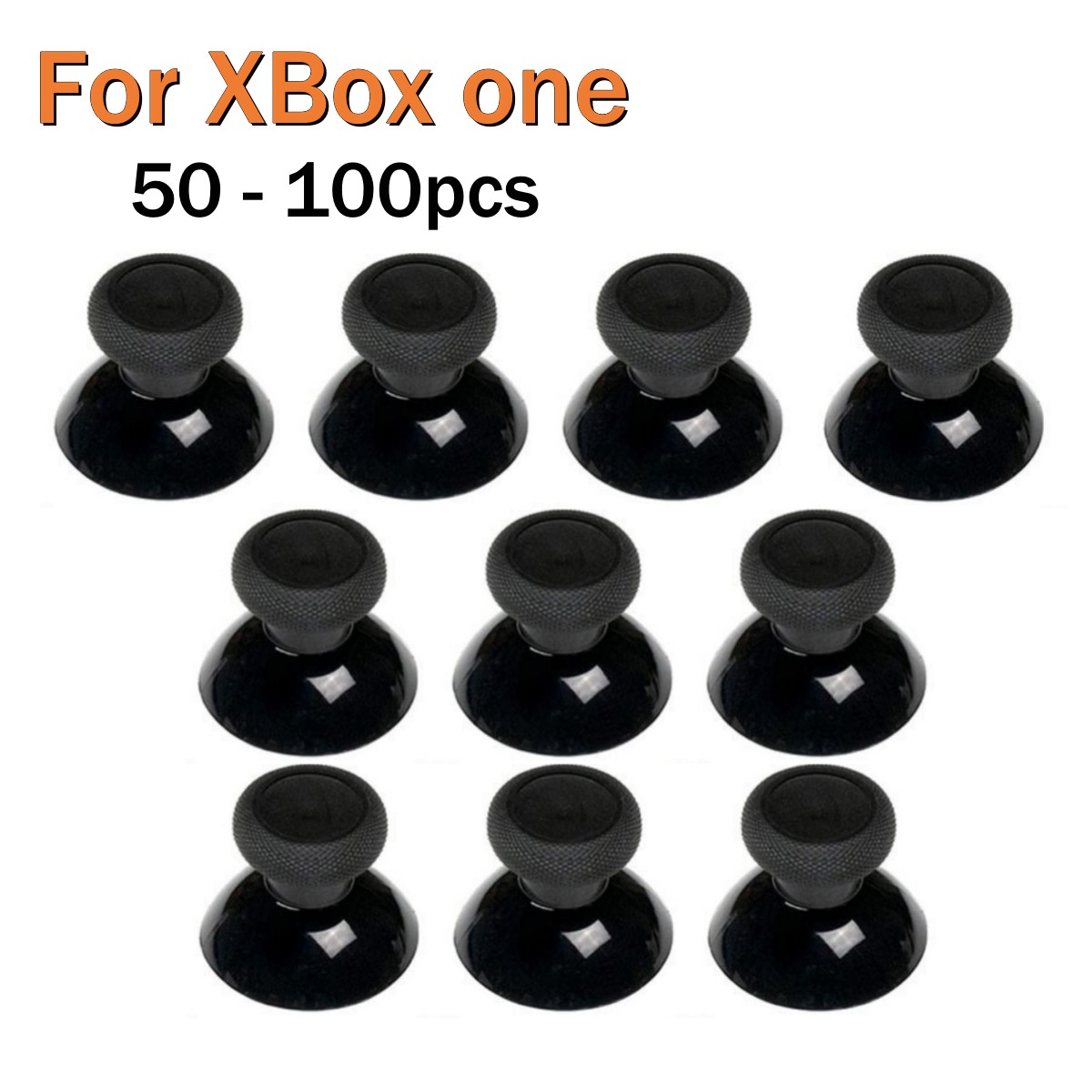 Jjk Gaming Accessories - 50-100Pcs Replacement Mushroom Thumbsticks 3D Analog