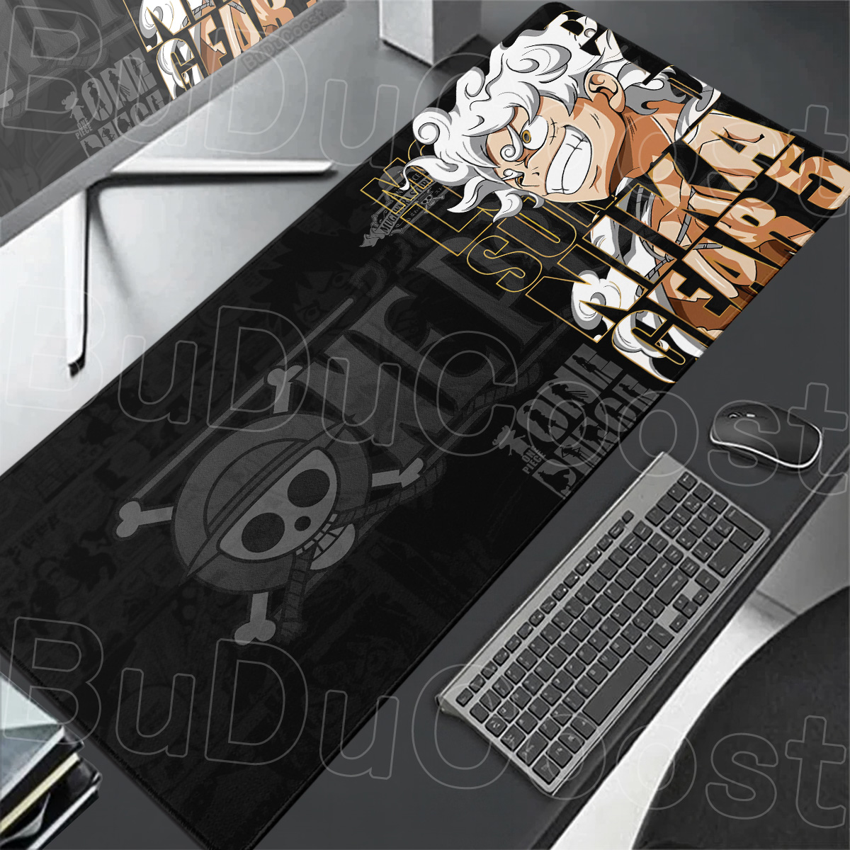 Gaming Accessories For Your Desk - One Piece Luffy Speed Black Mouse