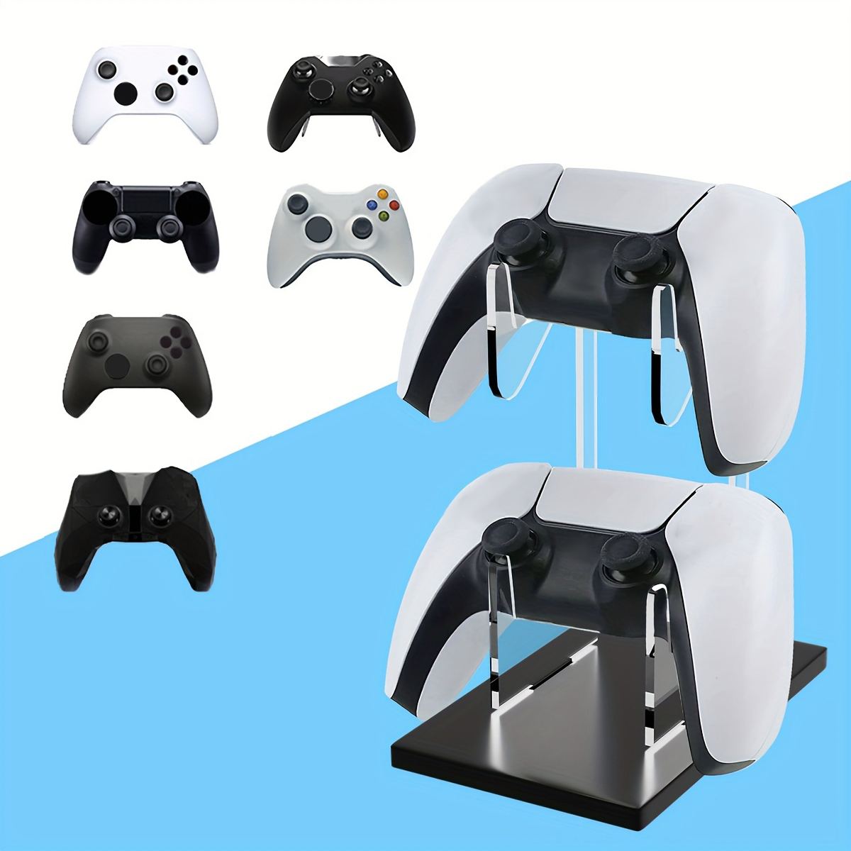 Gaming Accessories White - Game controller double-layer universal bracket