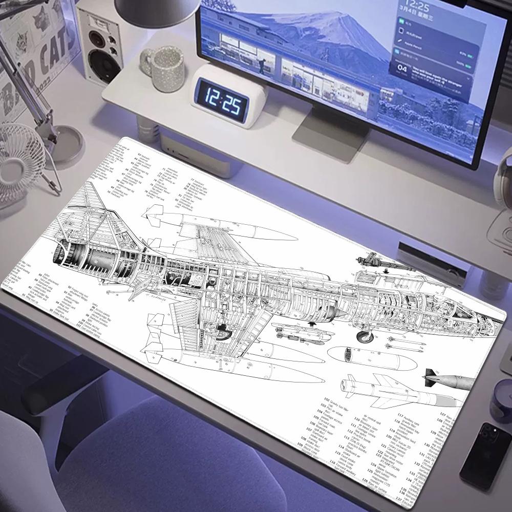 Gaming Accessories Drawing - HYBXAXC Airplane Drawing Black And White