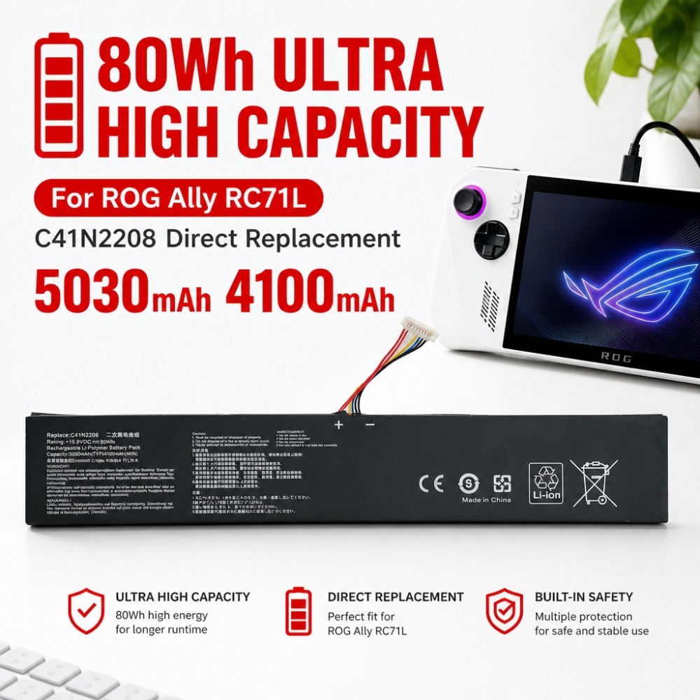 80Wh 5030mAh 4100mAh For ASUS  - đánh giá và giá Gaming Accessories Asus