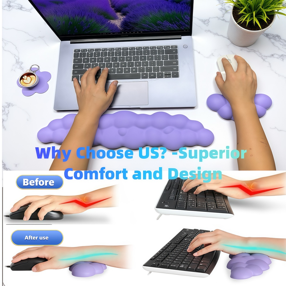 4pcs Ergonomic Mouse Pad Wrist - đánh giá và giá Wrist Rest Ergonomic
