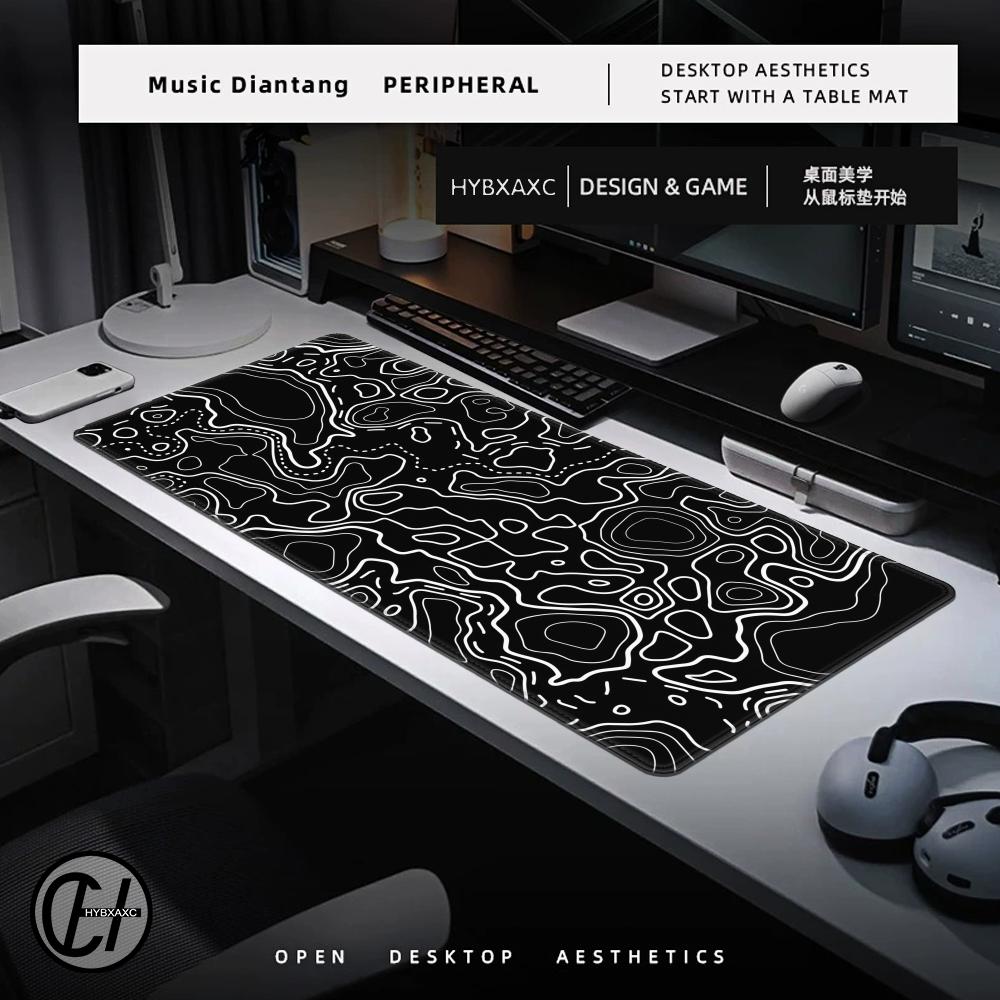 1200x600 Black White Topograph - đánh giá và giá Gaming Accessories White
