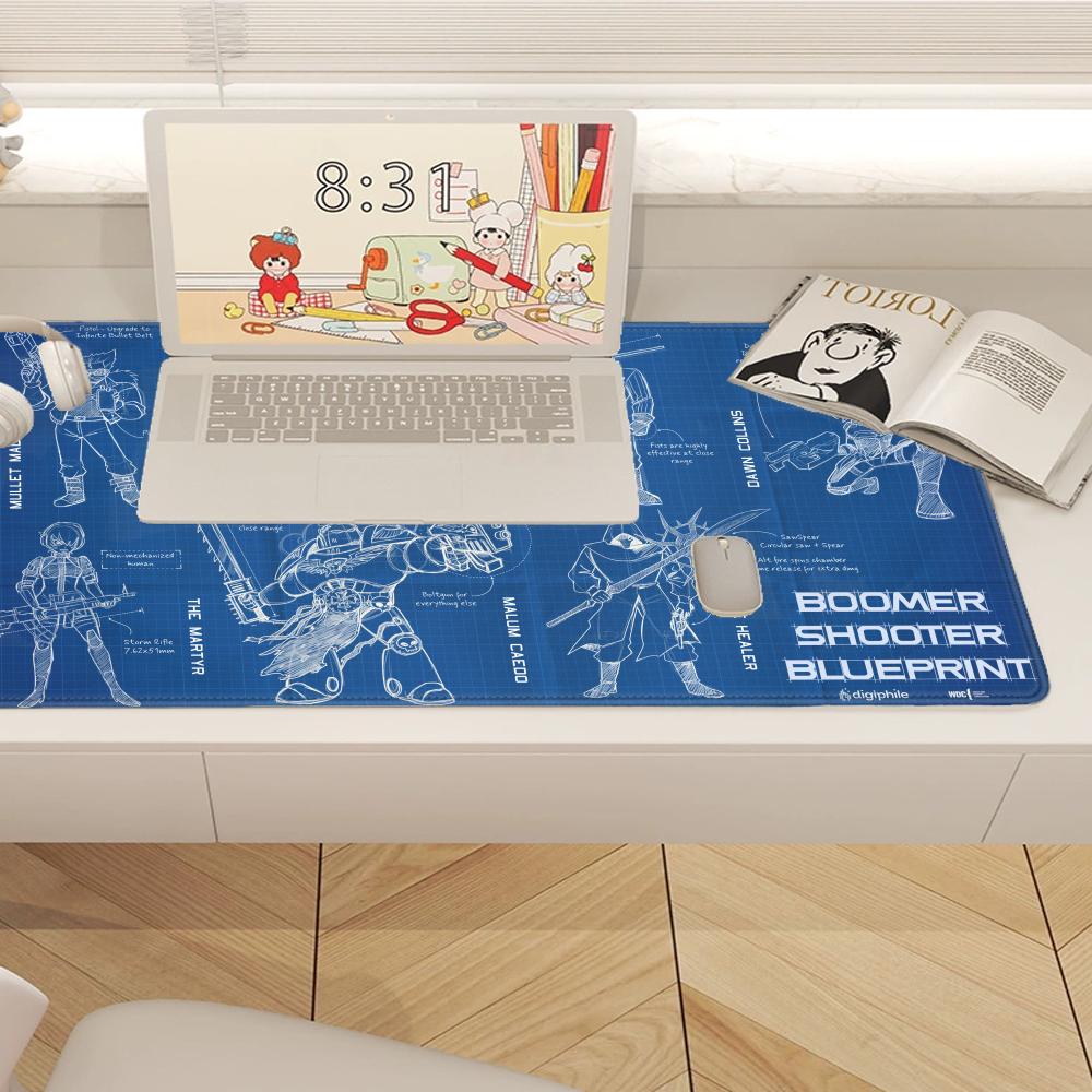 Black Large Mouse Pad Engineer - đánh giá và giá Gaming Accessories Drawing