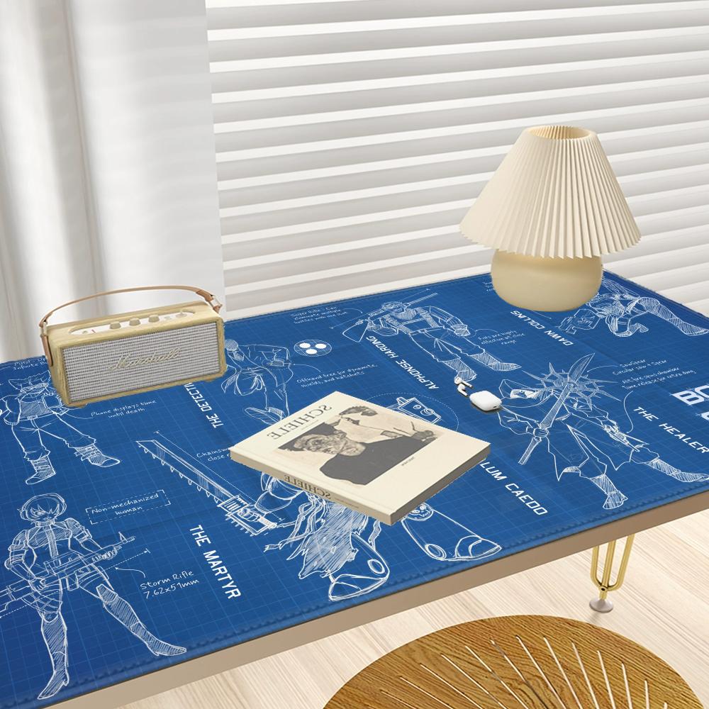 Black Large Mouse Pad Engineer - đánh giá và giá Gaming Accessories Drawing