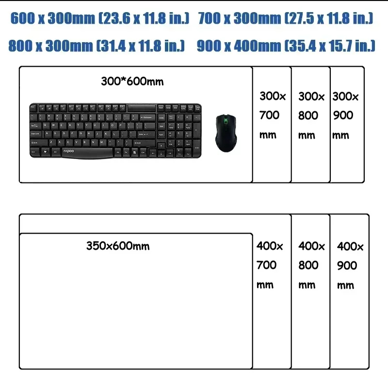 Mairuige XXL DIY Anime Mouse P - đánh giá và giá Gaming Mouse Pad Xl