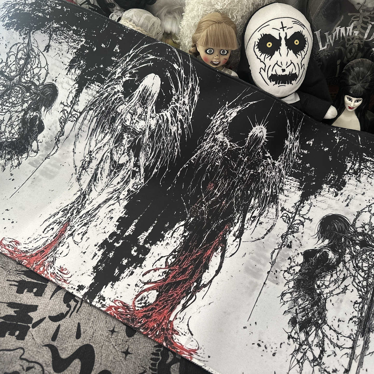 Dark Angel Art Design Large Si - đánh giá và giá Gaming Accessories Keyboards