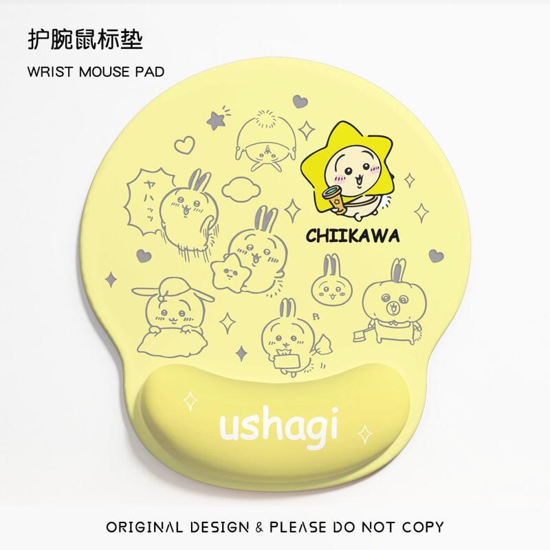Anime Chiikawa Mouse Pad with  - đánh giá và giá Wrist Rest Ergonomic