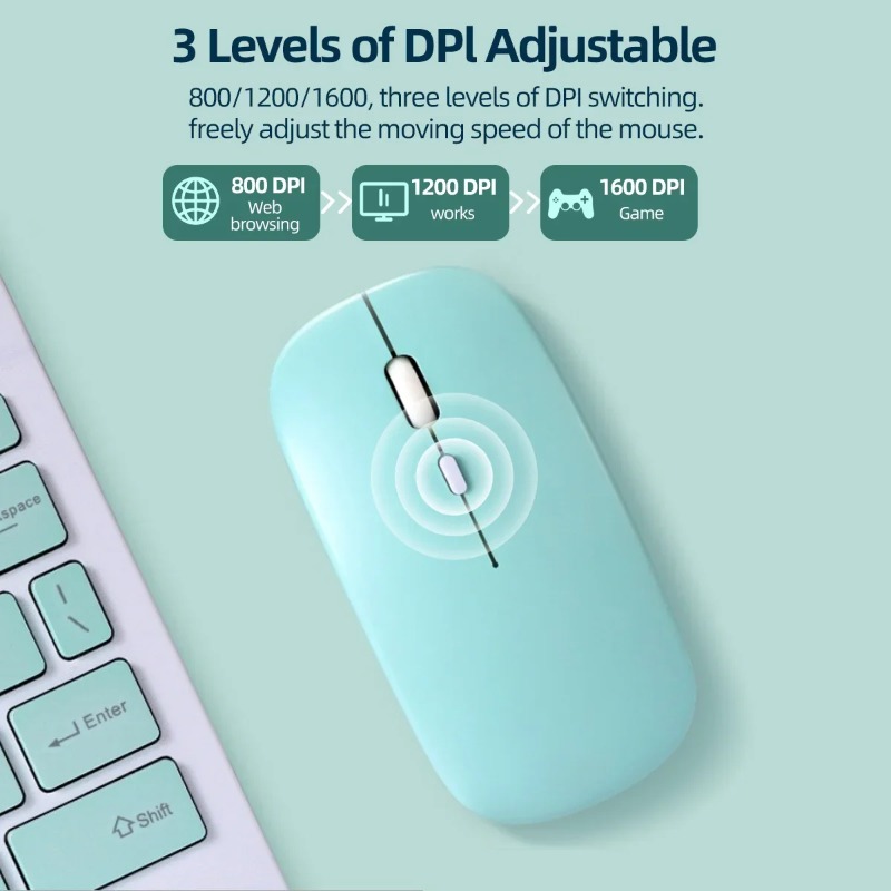 Bluetooth Wireless Mouse Silen - đánh giá và giá Gaming Accessories Ipad