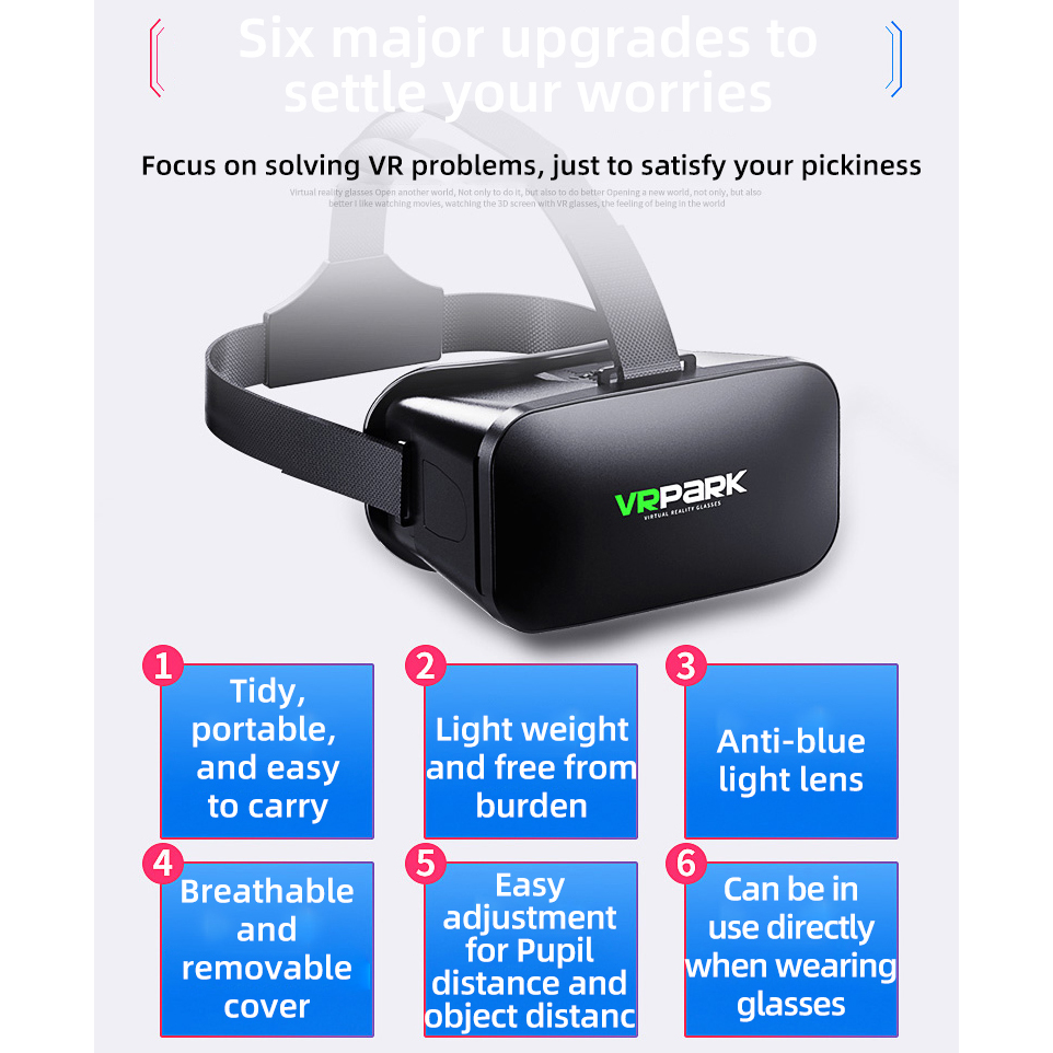 Virtual Reality Helmet VR Glas - đánh giá và giá Gaming Accessories For 8 Year Old