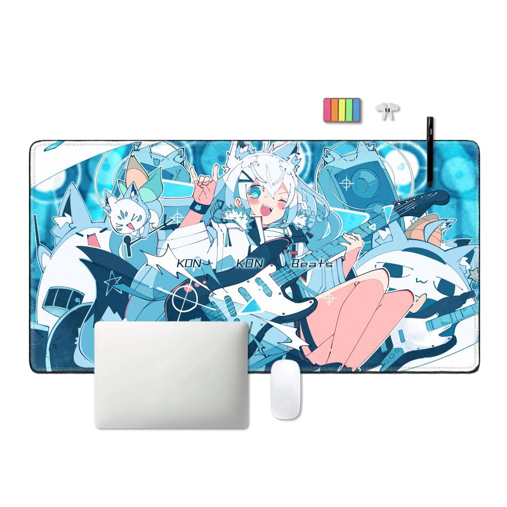 Shirakami Fubuki Mouse Pad Lap - đánh giá và giá Gaming Accessories White