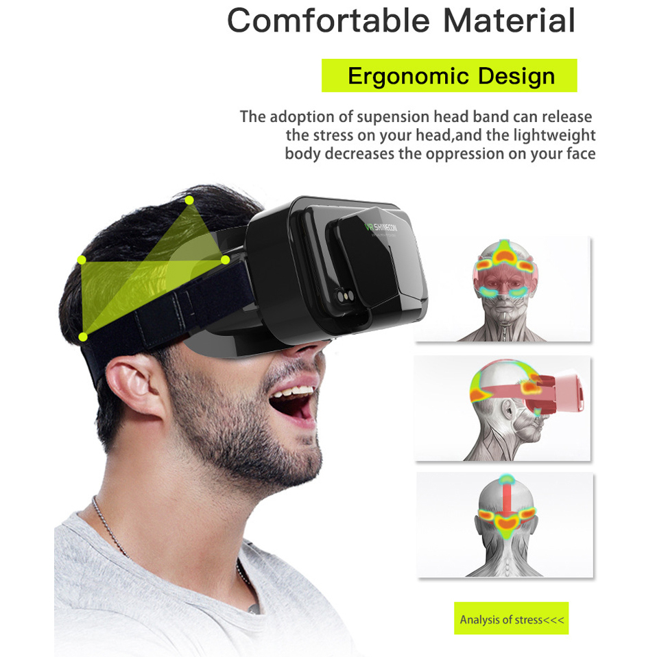 Shinecon VR Glasses 3D Headset - đánh giá và giá Gaming Accessories For 8 Year Old