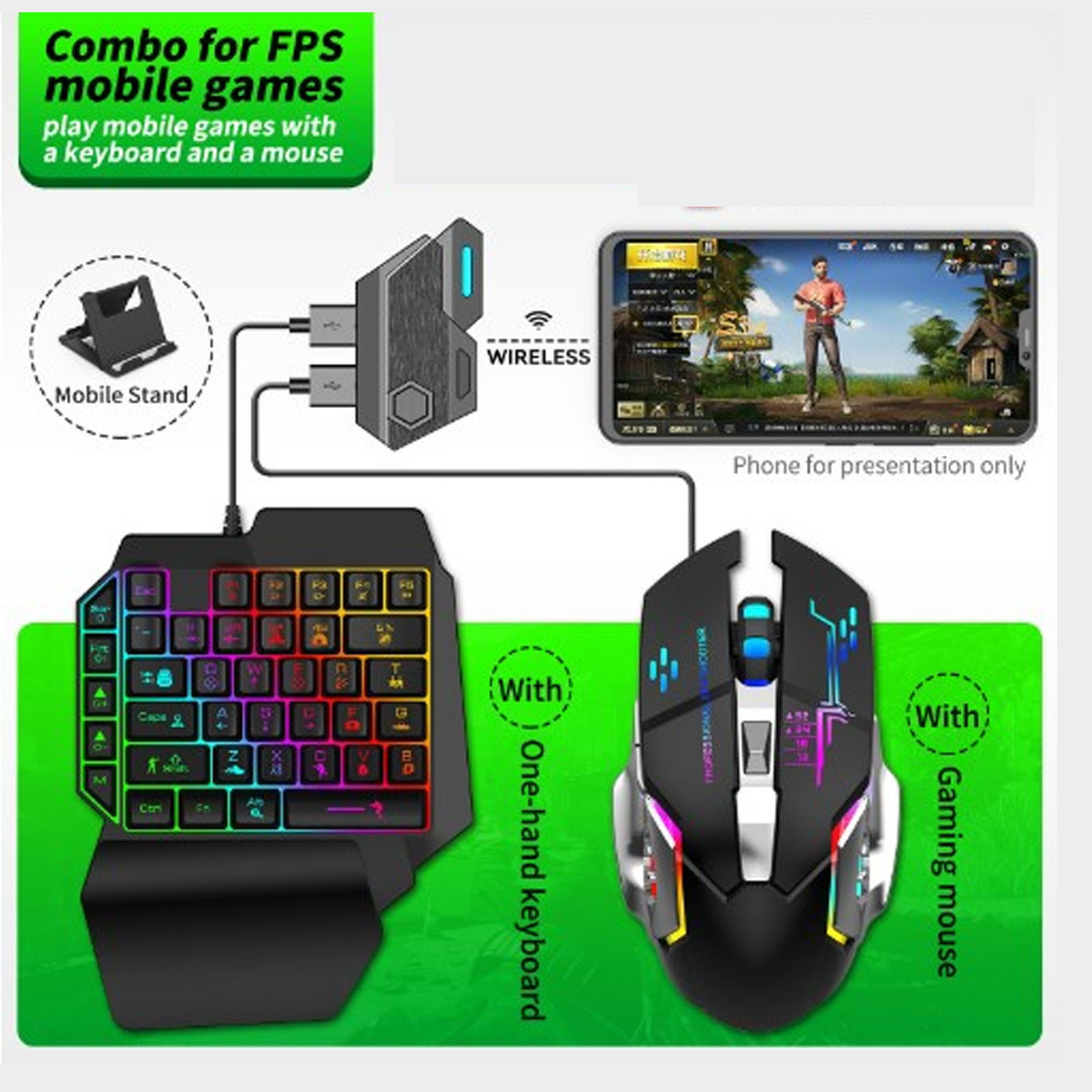 Keyboard Mouse Converter Set R - đánh giá và giá Gaming Accessories For Phone