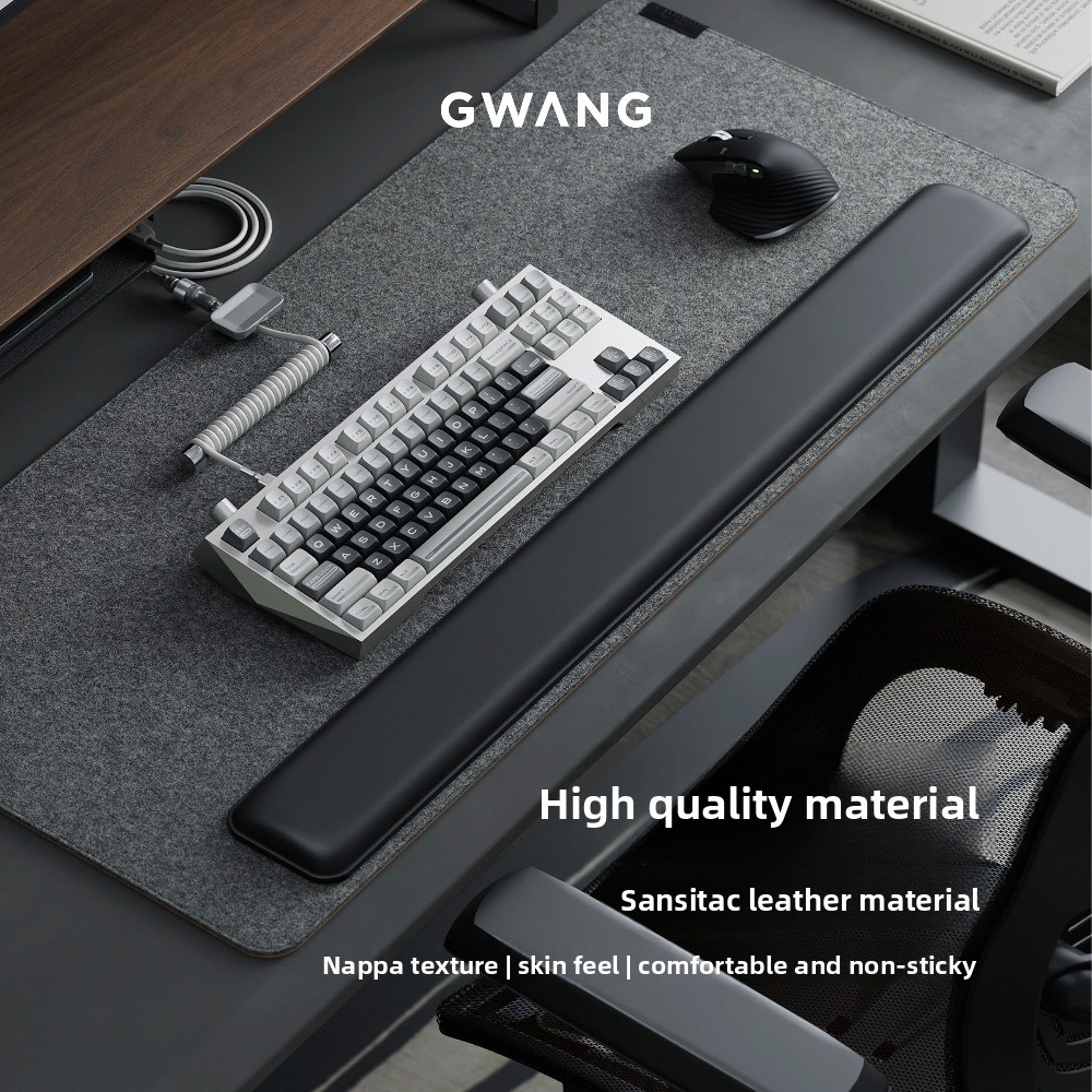 GWANG Premium Leather Keyboard - đánh giá và giá Wrist Rest Ergonomic