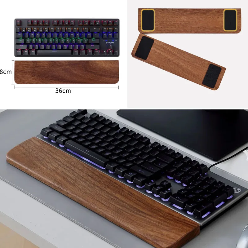 Solid Wood Keyboard Palm Rest  - đánh giá và giá Wrist Rest Ergonomic
