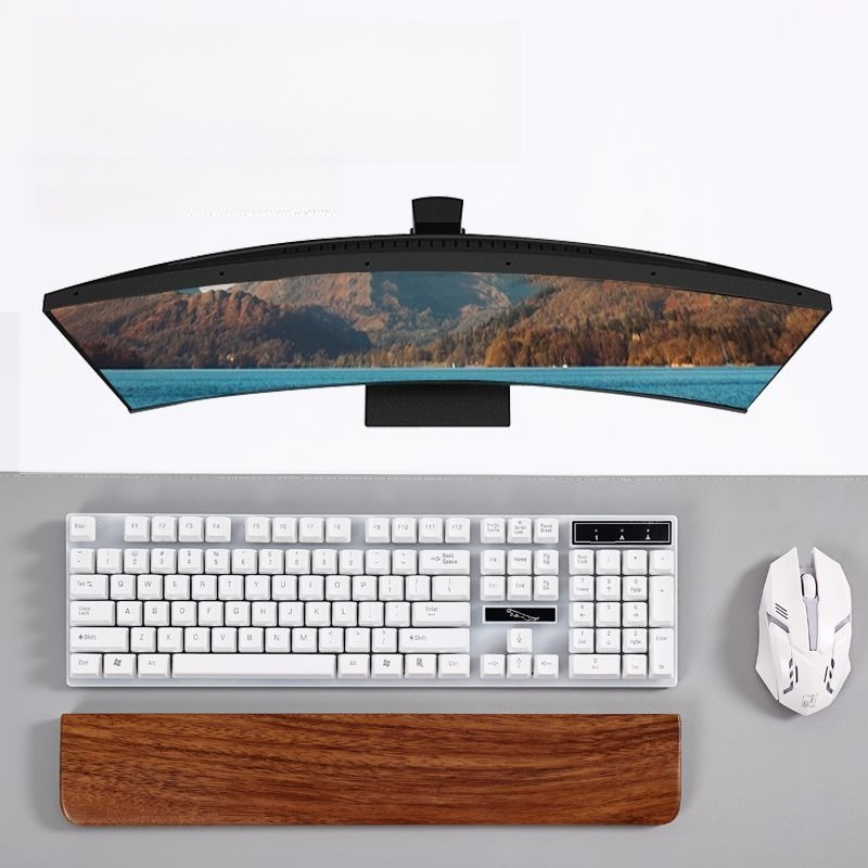Solid Wood Keyboard Palm Rest  - đánh giá và giá Wrist Rest Ergonomic