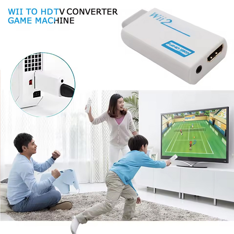 Full HD HDMI-Compatible Adapte - đánh giá và giá Gaming Accessories White