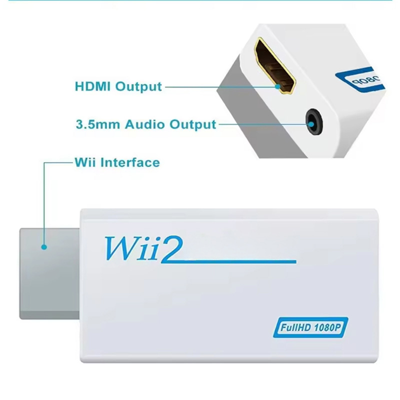 Full HD HDMI-Compatible Adapte - đánh giá và giá Gaming Accessories White