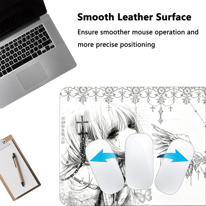 Leather Mousepad Black White A - đánh giá và giá Gaming Accessories White