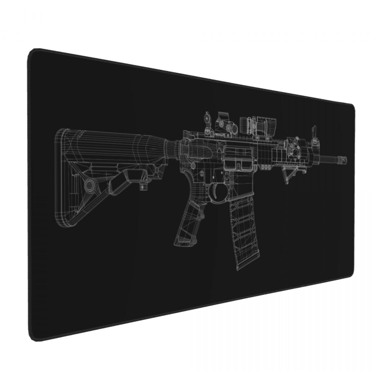 Large Mouse Pad Gun Mechanical - đánh giá và giá Gaming Accessories Drawing
