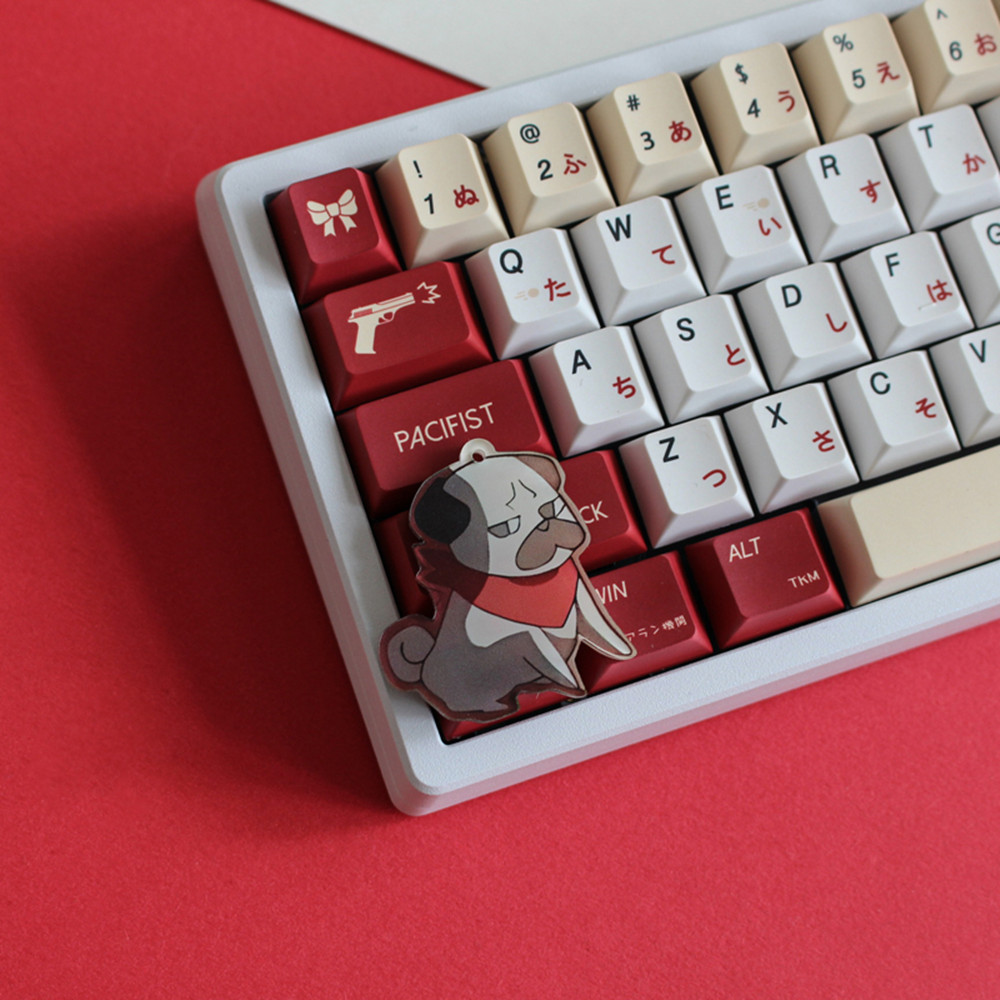 Lycoris Giật Anime PBT Keycap  - đánh giá và giá Gaming Accessories White